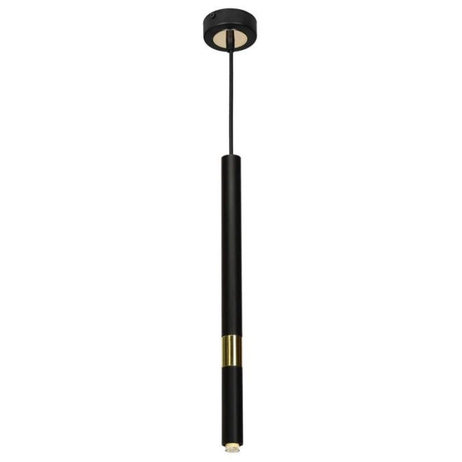 Lampa wisząca MONZA BLACK / GOLD 1xG9 8W MLP6333 Milagro - obrazek 2