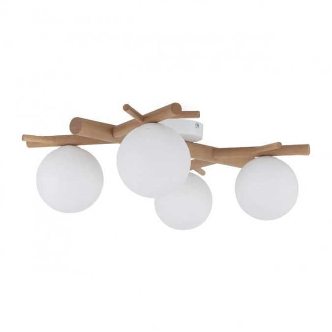 Lampa sufitowa SHERON kolor Sosna/Biały 5309 TK Lighting - obrazek 1