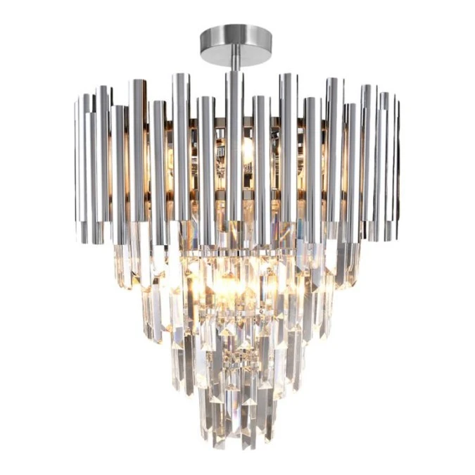 Lampa sufitowa MADISON CHROME 9xE14 ML8805 Milagro - obrazek 1