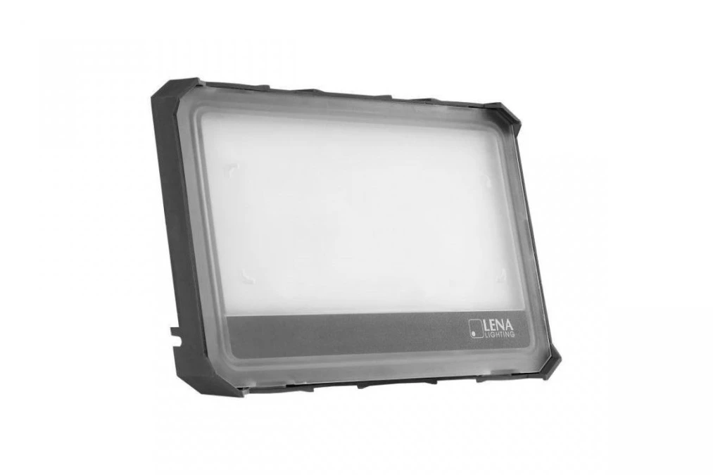 Lampa robocza / naświetlacz budowlany FLATO LED M 17W 1750lm 850 IP54 II kl. 3m wt.UNI‑SCHUKO GRAFIT 622076 - obrazek 1