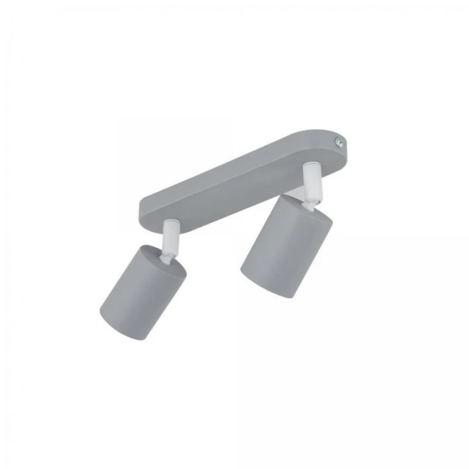 Lampa sufitowa LIVIA GREY styl minimalistyczny dwa reflektorki na GU10 10241 TK Lighting - obrazek 3
