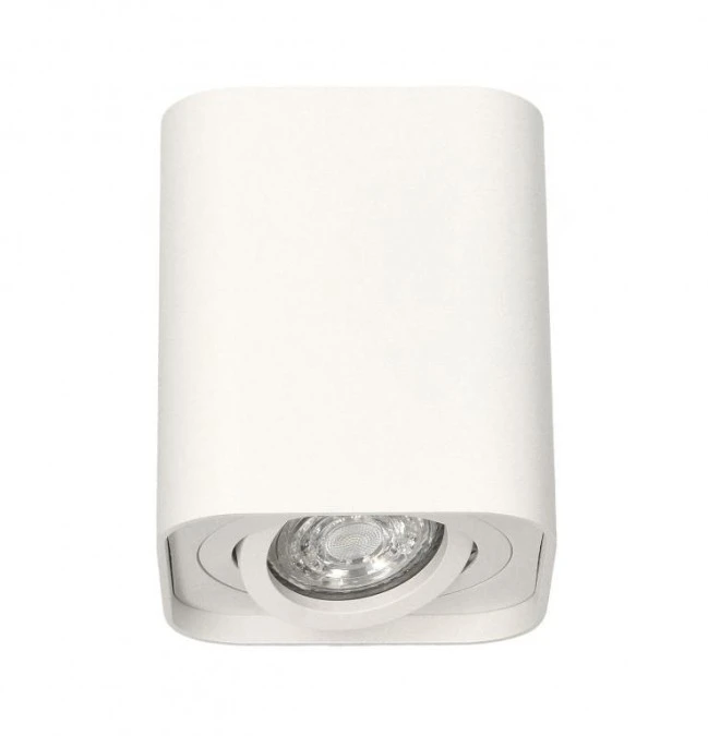 Lampa sufitowa HARYS K natynkowa oprawa punktowa nowoczesna TUBA kwadratowa GU10 biała MK MEGAKABEL - obrazek 2