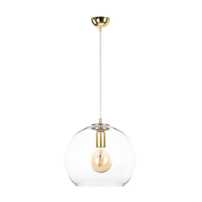 Lampa wisząca nowoczesna 1xE27 NOE GOLD - obrazek 1