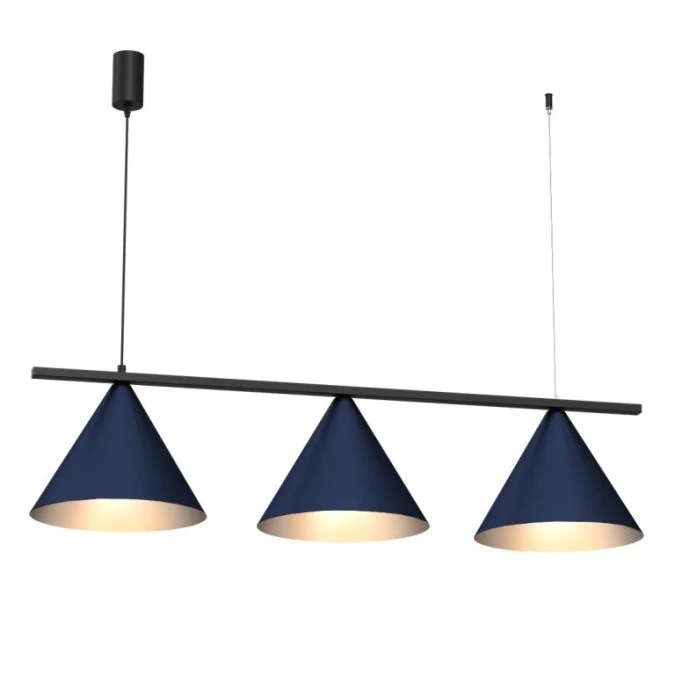 Lampa wisząca CAPITAL BLACK/NAVY BLUE 3XGX53 MLP1532 Milagro - obrazek 2