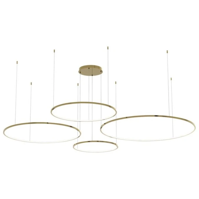 Lampa wisząca Saturno Gold 120W LED ML0849 Milagro - obrazek 1
