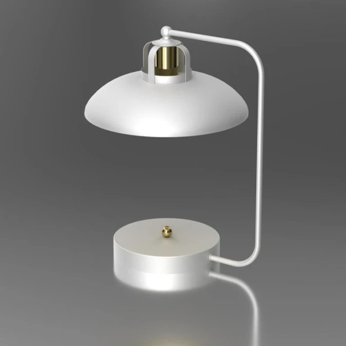 Lampka biurkowa FELIX WHITE/GOLD 1xE27 MLP7706 Milagro - obrazek 2