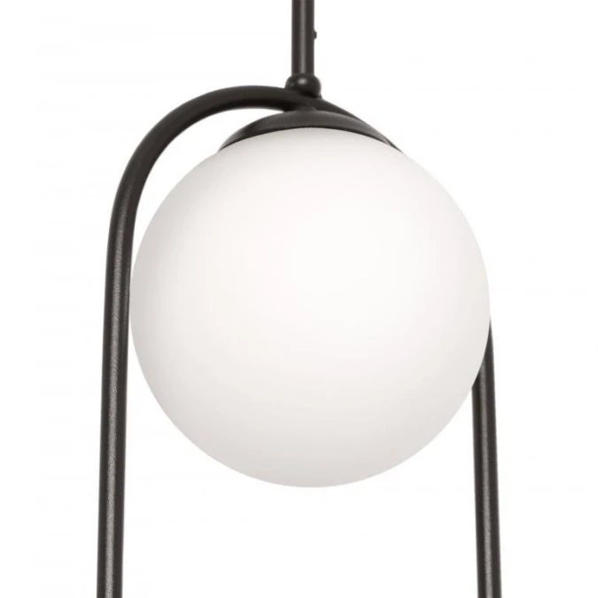 Lampa wisząca salonowa PARVA, szklane kuliste mleczne klosze na E14 K‑5101 Kaja Lighting - obrazek 2