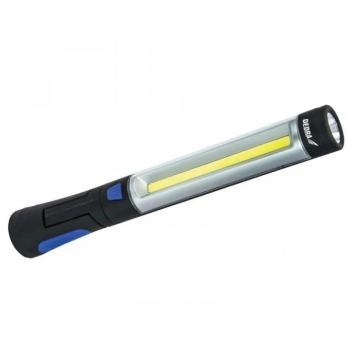 Latarka aku. 3w cob led+3w zasilacz usb na 230v i 12v - obrazek 1