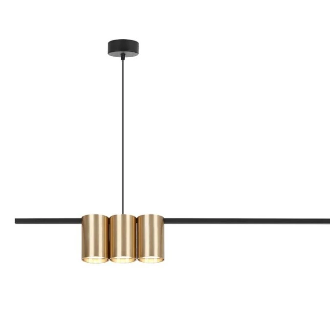 Lampa wisząca (listwa) GENESIS BLACK GOLD 5xGU10 ML0369 Milagro - obrazek 2