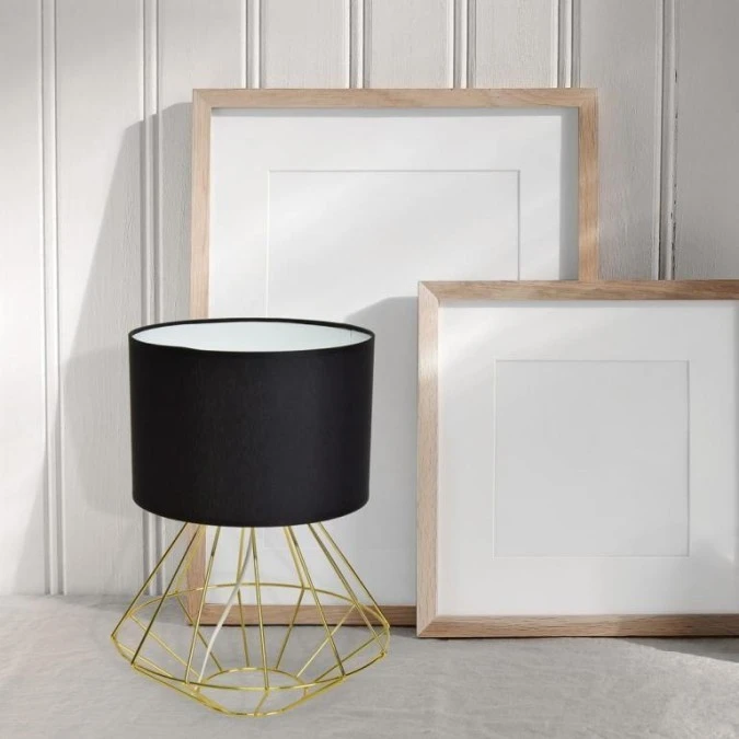 Lampa stojąca LUPO BLACK/GOLD 1xE27 MLP6272 Milagro - obrazek 3