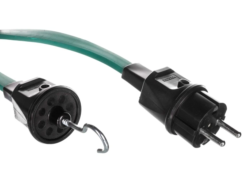 Łańcuch świetlny 10m 15x E27+uszczelki z haczykiem, bez żarówek 10/16A 250V max.600W LS01 - obrazek 3