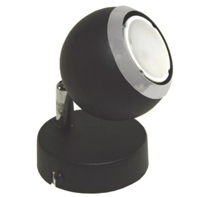 Lampa spotlight Kynis 1xGU10 czarna - obrazek 1
