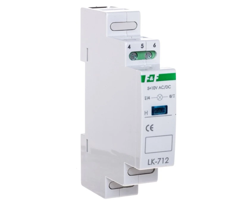 Lampka modułowa 1‑fazowa niebieska LK‑712B‑5‑10V - obrazek 1