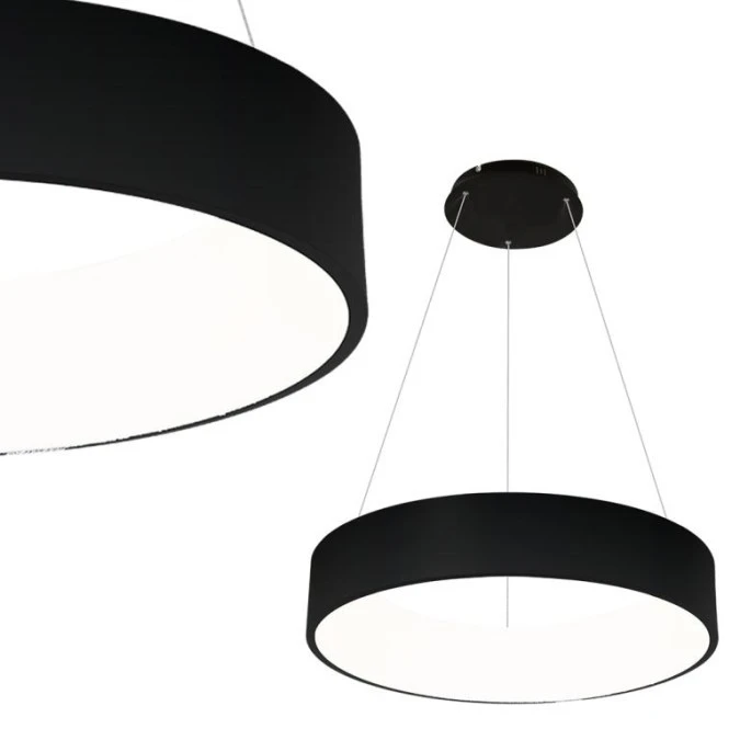 Lampa wisząca OHIO BLACK 24W LED ML6358 Milagro - obrazek 1