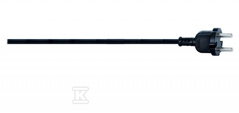 Przewód przyłączeniowy – wtyczka prosta OW (H05RR-F) 2x1mm2 – 3m F5.0001