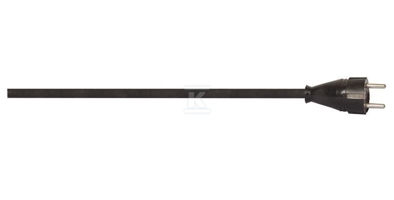 Przewód przyłączeniowy – wtyczka prosta OW (H05RR-F) 3x1mm2 – 1,5m F5.0056