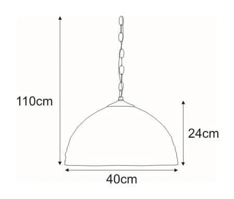 Lampa wisząca SARGAN witrażowa , gwint E27, klosz połączenie metalu i szkła K‑P161551 Kaja Lighting - obrazek 3