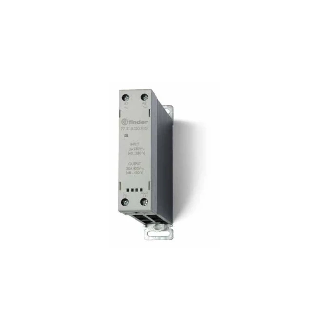 Modułowy przekaźnik SSR na szynę DIN 1Z 30A 60‑440V AC, załączanie natychmiastowe, sterowanie 24V DC 77.31.9.024.8051 - obrazek 3