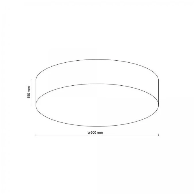Lampa sufitowa RONDO LINEN 4 PŁ 5637 TK Lighting - obrazek 3