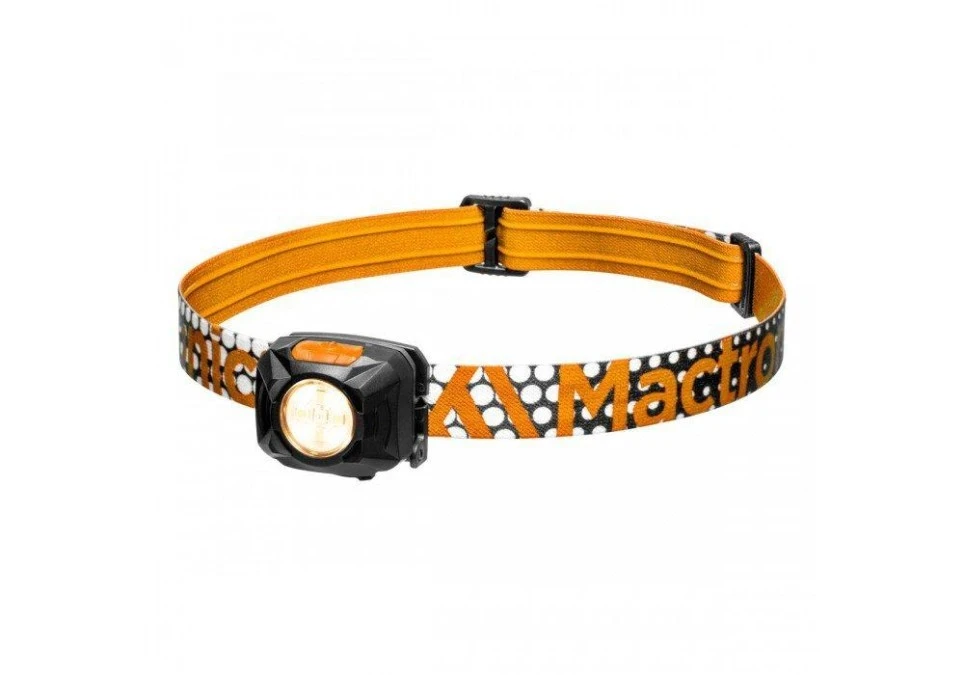 Latarka czołowa, czołówka Mactronic Rebel pomarańczowa AHL0061 USB‑C - obrazek 3