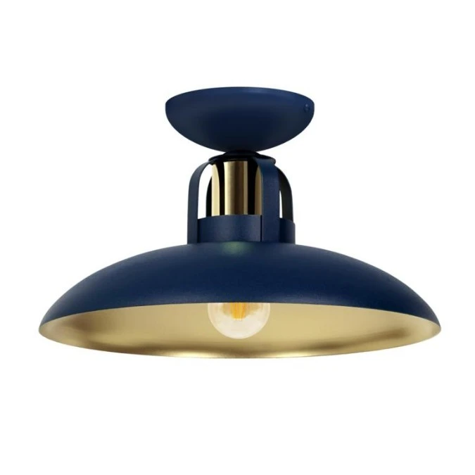 Lampa sufitowa FELIX NAVY BLUE/GOLD 1xE27 MLP7713 Milagro - obrazek 1