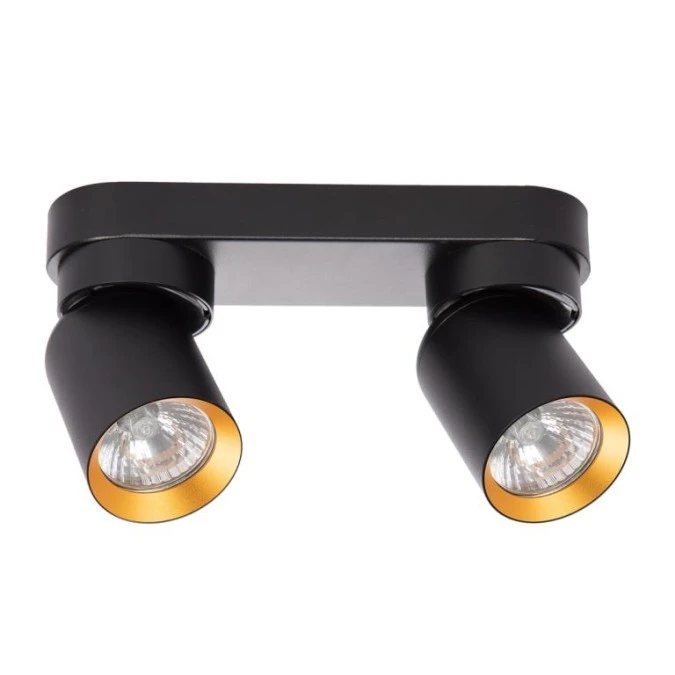 Lampa sufitowa Andy 2xGU10 Czarny + Złoty ML9935 Milagro - obrazek 1