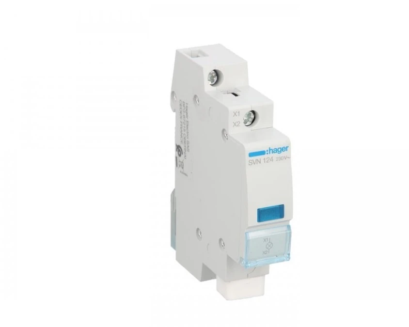Lampka modułowa 1‑fazowa niebieska 230V AC SVN124 - obrazek 3