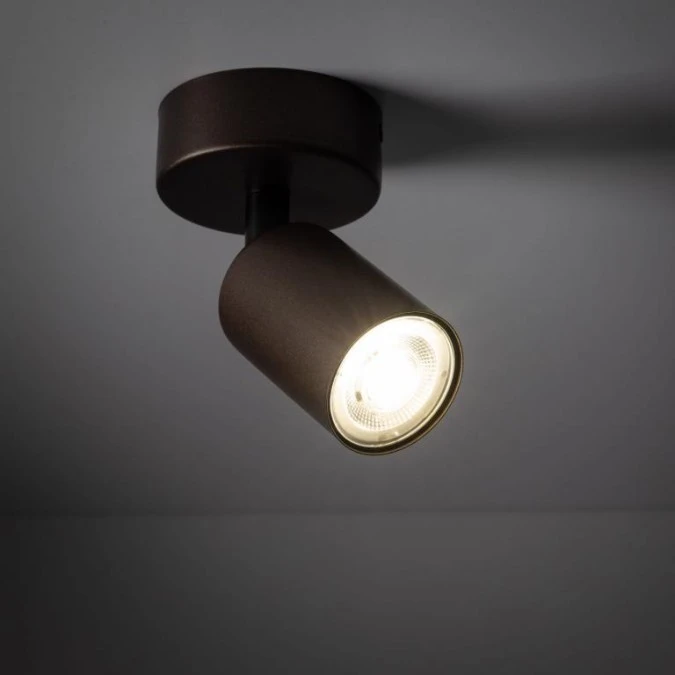 Lampa sufitowa brązowa reflektorek na podsufitce TOP BROWN 1 5957 TK Lighting - obrazek 2