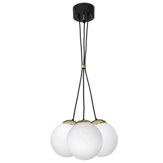 Lampa wisząca SPARTA BLACK / GOLD 3xE14 MLP6499 Milagro - obrazek 2