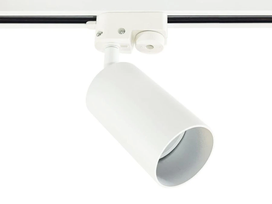 Lampa Szynowa na Żarówkę GU10 Maat Biała Jednofazowa - obrazek 1