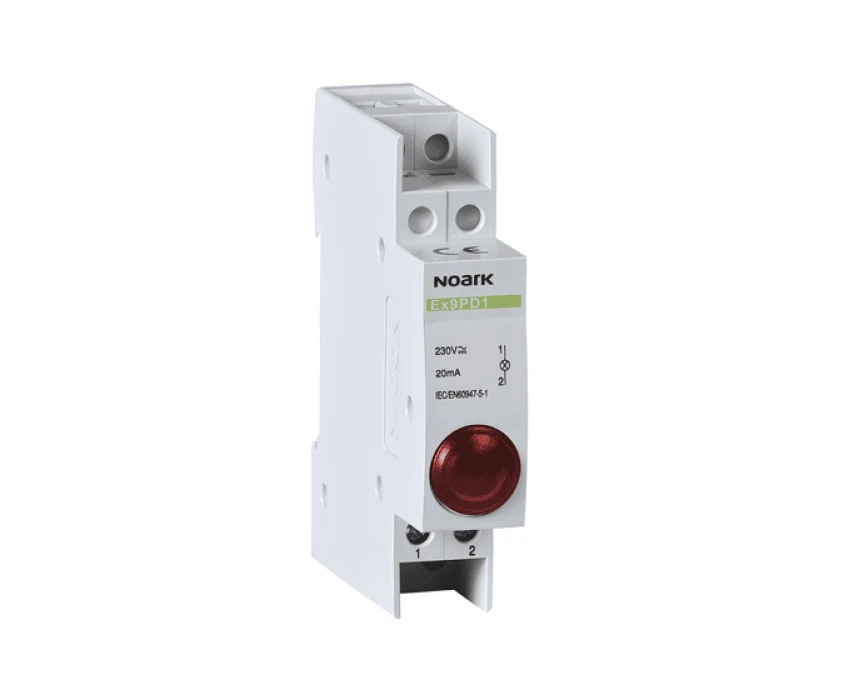 Lampka modułowa 1F czerwona 230V AC/DC Ex9PD1r ‑ 102433 Noark - obrazek 1
