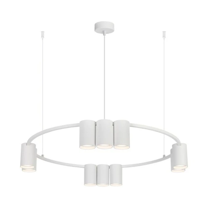 Lampa wisząca (koło) GENESIS WHITE 10xGU10 ML0374 Milagro - obrazek 1