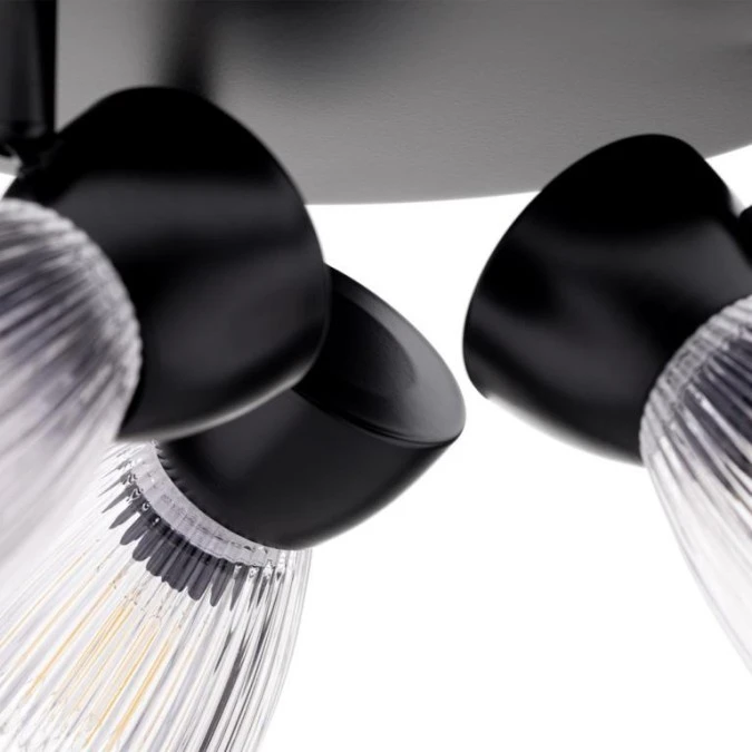 Lampa sufitowa BEST BLACK 3xE14 (round) ML9973 Milagro - obrazek 3