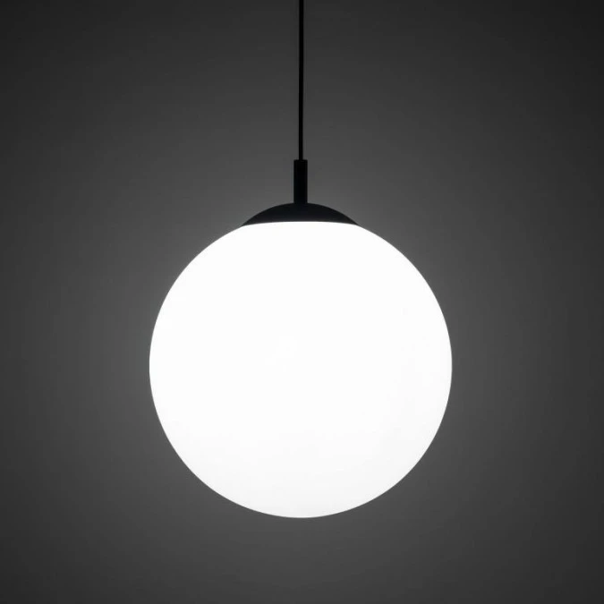 Lampa wisząca klosz‑kula z bialego szkłą 35cm średnicy ESME 5671 TK Lighting - obrazek 3