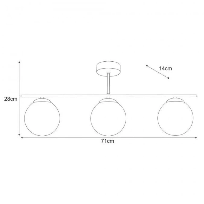 Lampa sufitowa K‑5169 z serii GAMMA Kaja Lighting - obrazek 3
