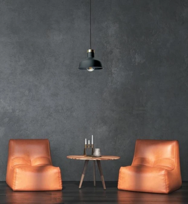 Lampa wisząca nowoczesna 1xE27 HEBE BLACK - obrazek 2
