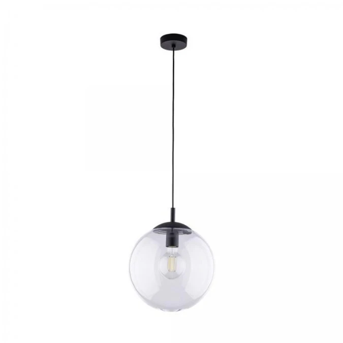 Lampa wisząca z kulistym kloszem z przezroczystego szkła 35cm średnicy ESME 3268 TK Lighting - obrazek 2