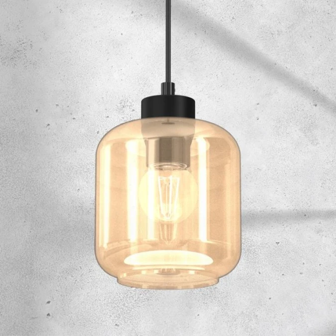 Lampa wisząca SOMBRA AMBER 1xE27 MLP8370 Milagro - obrazek 3