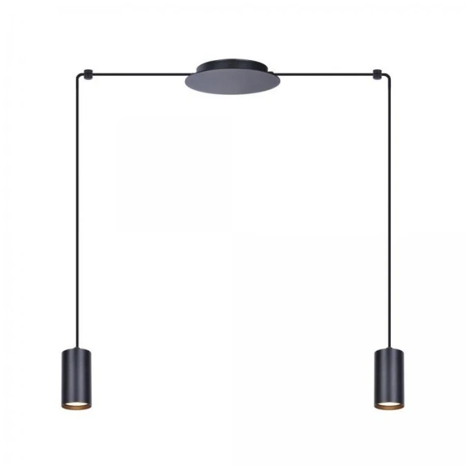 Lampa wisząca czarna z możliwością regulacji z serii PUERTO K‑4896 Kaja Lighting - obrazek 1