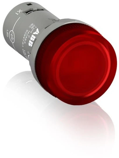 Lampka kompaktowa z diodą 22mm czerwona 230V AC CL‑523R 1SFA619403R5231