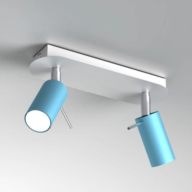 Lampa sufitowa PRESTON BLUE/WHITE 2x mini GU10 MLP7623 Milagro - obrazek 2