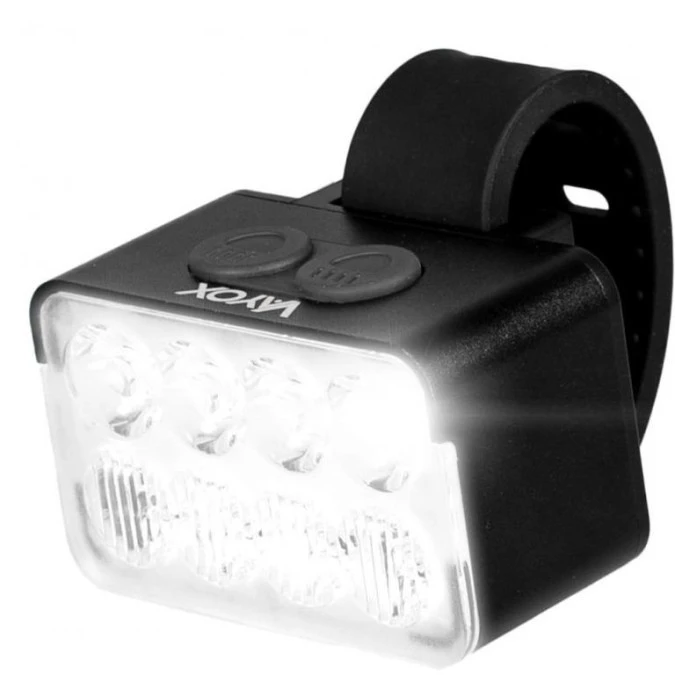 Lampka rowerowa przód 900lm 8*LED USB‑C VA0151 Vayox