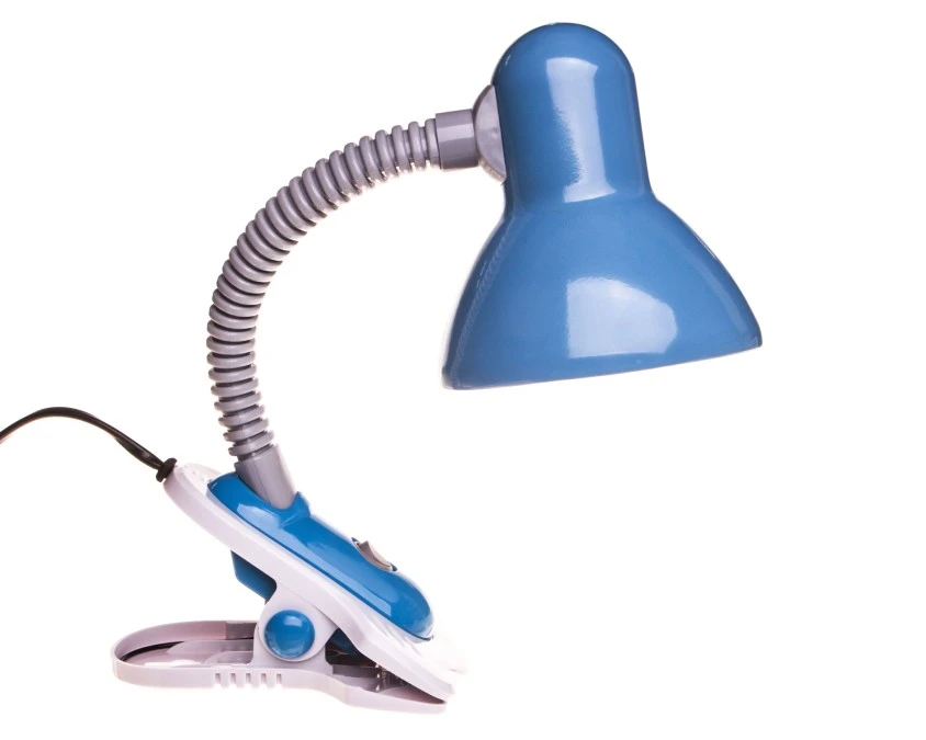 Lampka biurkowa max 10W LED E27 IP20 II klasa SUZI HR‑60‑BL niebieski 07152 - obrazek 1