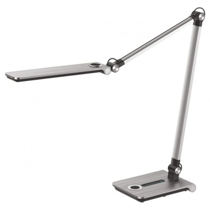 Lampka biurkowa RICO srebrna, z regulowanym ramieniem. LED 10W 650Lm K‑BL1121 SREBRNY Kaja Lighting - obrazek 1
