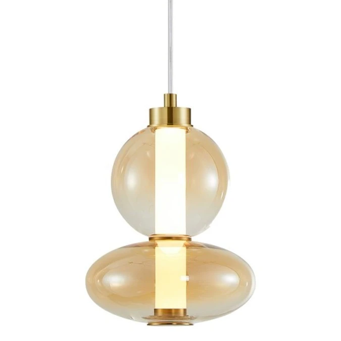Lampa wisząca DAPHNE AMBER 12W ML0345 Milagro - obrazek 2