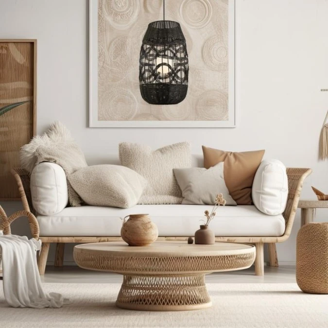 Lampa wisząca ARONA BLACK 1xG9 fi 400 ML0355 Milagro - obrazek 3