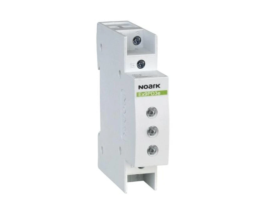 Lampka modułowa 3F czerwona 230/400V AC/DC Ex9PD3e ‑ 106313 Noark - obrazek 1