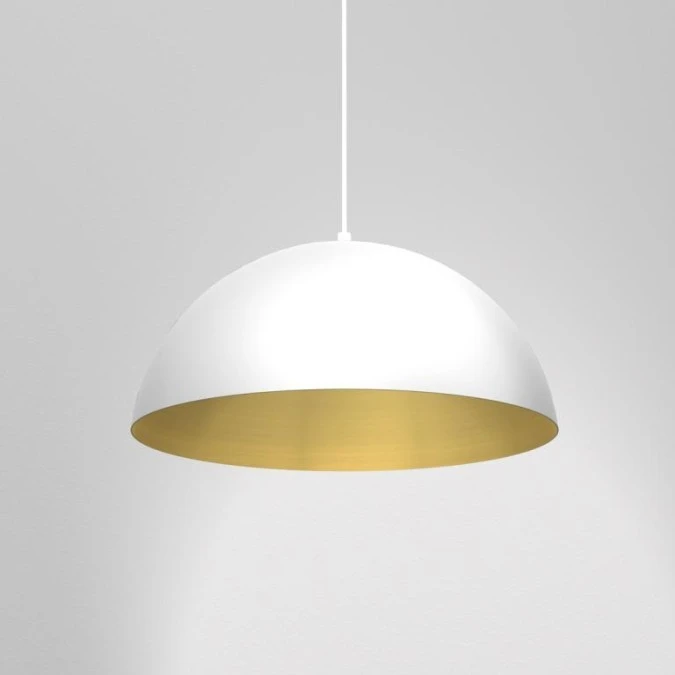Lampa wisząca BETA WHITE/GOLD 1xE27 45cm MLP7974 Milagro - obrazek 3