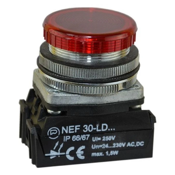 Lampka sygnalizacyjna NEF30Lp/110V czerwona W0‑L‑NEF30LP/110V C - obrazek 1