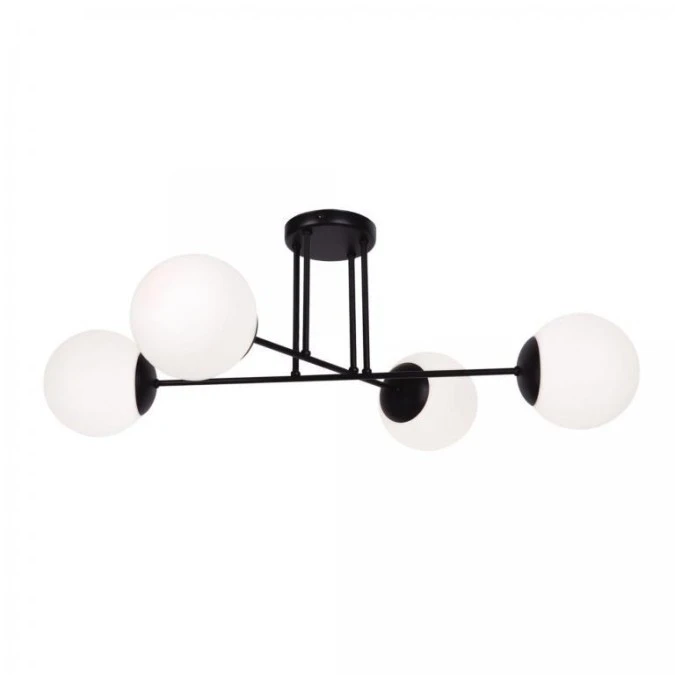 Lampa sufitowa SAVOY cztery mleczne szklane klosze kule K‑4924 Kaja Lighting - obrazek 2